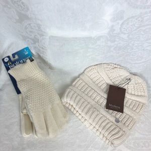 Modena Winter Hat & Isotoner gloves